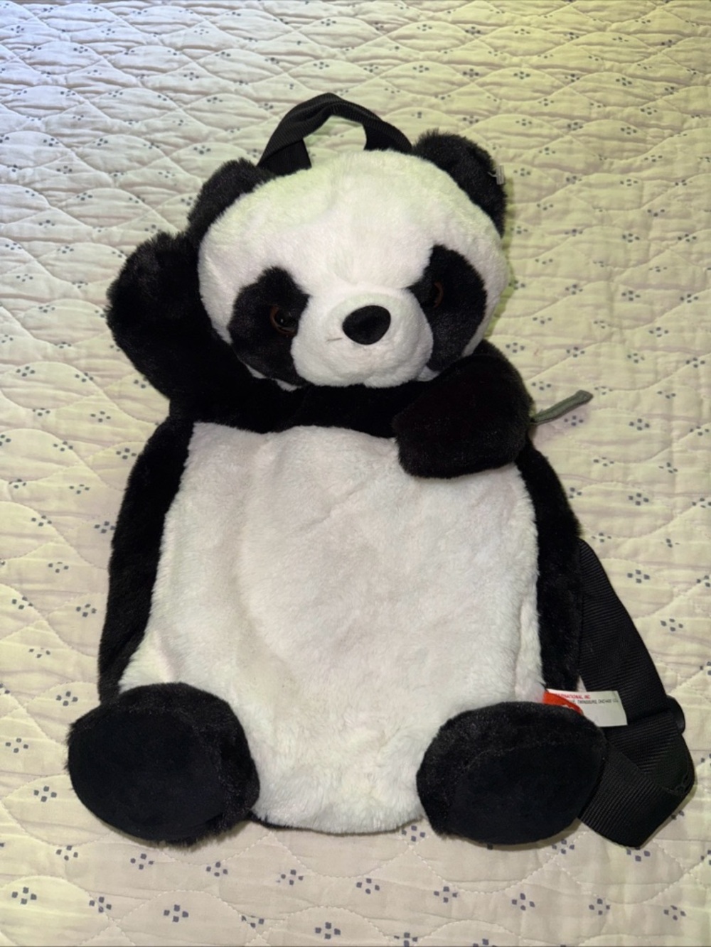 Wild Republic Kids Plush ZOO Wild Animal Panda 14" Backpack Travel Bag Toy